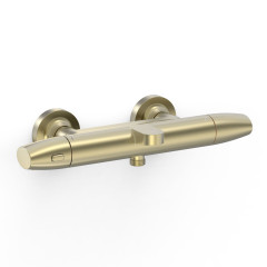 TRES termostatická vanová baterie nástěnná 150mm, Golden Cava (19017403CA)