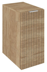 CIRASA STRIP skříňka spodní 30x64x46cm, koš na prádlo, dub alabama (CR318-2322)
