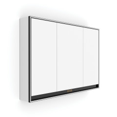 Černá LED podsvícená zrcadlová skříňka 1000 (GAC 10004VX-90)