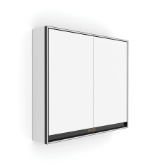Černá LED podsvícená zrcadlová skříňka 800 (GAC 10003VX-90)