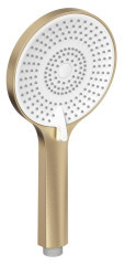 Ruční masážní sprcha, 3 režimy sprchování, silikon trysky, průměr 120mm, ABS/světlé zlato mat (SK879GBL)