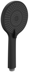 Ruční masážní sprcha, 3 režimy sprchování, silikon trysky, průměr 120mm, ABS/černá mat (SK879B)