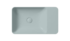 MODO keramické umyvadlo na desku 60x35cm, bez otvoru, ghiaccio mat (9883015) (3)