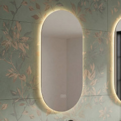 LED zrcadlo s podsvícením, 50 x 100, dotykový senzor (ZP 52004LVX)