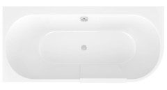 PORTAS L asymetrická vana s dvířky, 160x75x60cm, bílá (75581) (5)
