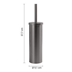 FLIP WC štětka na postavení, gun metal (523381)(2)