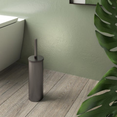 FLIP WC štětka na postavení, gun metal (523381) (3)
