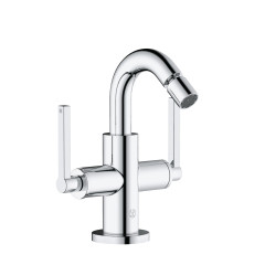 KLUDI NOVA FONTE Puristic bidetová baterie s odtokovou soupravou, chrom (203130515)