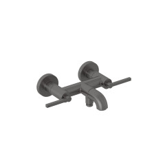 KLUDI NOVA FONTE Puristic vanová a sprchová baterie 150mm, kartáčovaný gunmetal (20540N215)