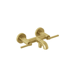 KLUDI NOVA FONTE Puristic vanová a sprchová baterie 150mm, kartáčované zlato (20540N015)
