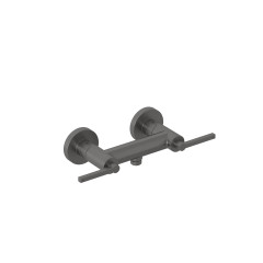 KLUDI NOVA FONTE Puristic sprchová baterie 150mm, kartáčovaný gunmetal (20710N215)