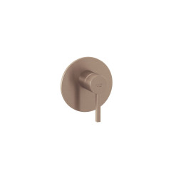KLUDI NOVA FONTE Puristic podomítková jednopáková sprchová baterie, vrchní část, kartáčovaný bronz (20755N115)