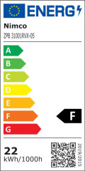 Bílé LED zrcadlo pr. 700 se dvěma dotykovými senzory (ZPB 31001RVX-05)