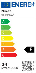 Bílé LED zrcadlo 450x900 se dvěma dotykovými senzory (ZPB 32003LVX-05)