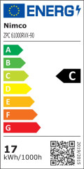 LED zrcadlo s podsvícením, pr. 60, dotykový senzor (ZPC 61000RVX-90)