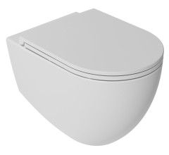 INFINITY WC sedátko, SLIM, Soft Close, Easy Take, bílá mat (40KF0201I) (3)