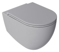 INFINITY WC sedátko, SLIM, Soft Close, Easy Take, stone grey (40KF0547I) (3)