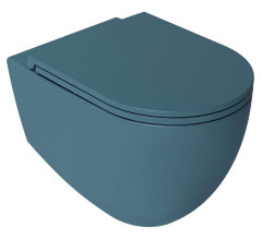 INFINITY WC sedátko, SLIM, Soft Close, Easy Take, zelená petrol (40KF0545I) (3)