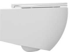 INFINITY závěsná WC mísa, Rimless, 36,5x53cm, bílá mat (10NF02005-2L) (3)