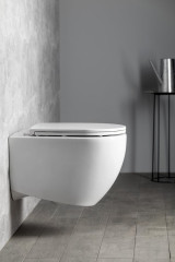 INFINITY závěsná WC mísa, Rimless, 36,5x53cm, bílá (10NF02005) (5)