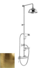 VIENNA sprchový sloup s pákovou baterií, mýdlenka, 1267mm, bronz (VO139BR)