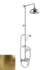 VIENNA sprchový sloup s pákovou baterií, mýdlenka, 1291mm, bronz (VO138BR)
