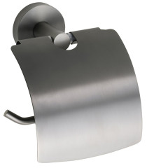 X-ROUND GUN METAL držák toaletního papíru s krytem, gun metal (XR732GM)