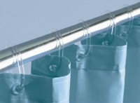 KROUŽKY na koupelnové závěsy plastové transparentní  ( 0268000000 ) (2)