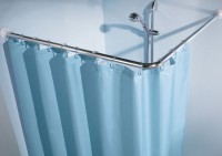 Tyč rohová na koupelnový závěs 90 x 90 cm aluchrom  ( 0348101001) (1)