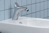 KLUDI AMBA umyvadlová stojánková jednopáková baterie s výpustí, chrom ( 530230575 ) (3)